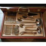 Nombre d'articles 84 objet mnagre de luxe matriau inox 18 / 10 dor or 23 / 24 carats