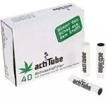 Actitube filtre  charbon actif fin box 40u. ( 8 mm)