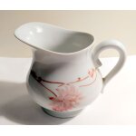 Ancien petit pot a lait en porcelaine jammet - seignolles dcor fleurs