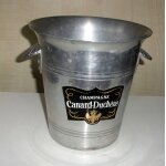 Ancien seau a champagne canard duchêne en aluminium Ancien seau a champagne canard duchêne en aluminium