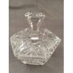 Ancien sucrier drageoir bonbonnire cristal taill de bohme art de la table