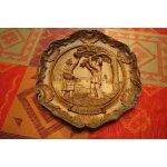 Ancienne assiette en bois lorraine