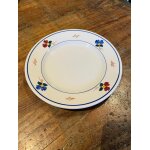 Ancienne assiette a dessert en faence dcor peint main  jacqueline