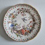Ancienne assiette mers - sur - mer a la corne d'abondance