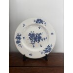 Ancienne assiette plate kg luneville andr�a fleurs bleues