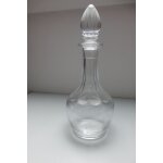 Ancienne + carafe verre grav