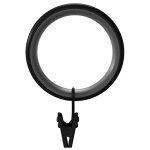 Anneau de rideau araxos goodhome noir �2, 8 x l. 5cm