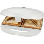 Appareil � sandwich / croque - monsieur blanc clatronic st3813 - blanc