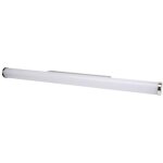 Applique murale led int�gr�e 600lm 6. 5w ip44 - 4 1cm blanc neutre goodhome argent