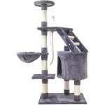 Arbre a chat marie - 40x55x120cm - gris