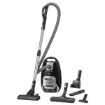 Aspirateur avec sac traineau silence force de 4, 5l 750w gris noir
