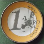 Assiette  1 euro  - les marquis de france porcelaine de limoges