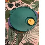 Assiette 3 compartiments tupperware cristalwave micro - ondes 18 cm