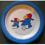 Assiettes en carton coupe du monde 1998 footix