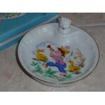 Assiette chauffante en porcelaine thme petit garon