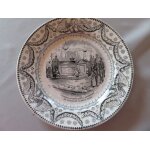 Assiette creil et montereau - vintage