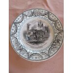 Assiette creil et montereau - vintage