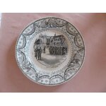 Assiette creil et montereau - vintage