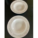 Assiette creuse blanche