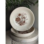 Assiettes creuses cramique grs