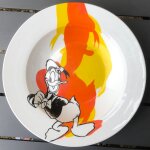 Assiette creuse donald, walt disney, dessin animé, figurine Assiette creuse donald, walt disney, dessin animé, figurine