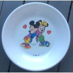 Assiette creuse mickey et minnie plastorex, walt disney, dessin anim, figurine