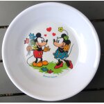 Assiette creuse mickey et minnie tfal, walt disney, dessin anim, figurine