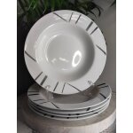 Assiettes creuses porcelaine fine