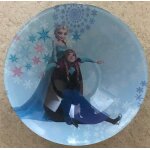 Assiette creuse la reine des neiges en verre, walt disney, dessin anim, figurine