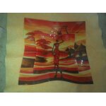 Assiette de deco theme afrique