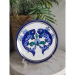 Assiette dcorative murale poisson