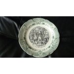 Assiette d�corative parlante de sarreguemine napol�on :  avant 3 mois je briserai votre monarchie comme ...