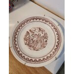 Assiette d�corative sign�e cms d�co chinoise pagode