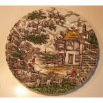 Assiette d�cor�e  the hunter by myott