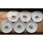 Assiettes a dessert luneville - badonviller