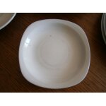 Assiette en fa�ence blanche 15 cm de diam�tre