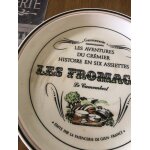 Assiettes en fa�ence de gien