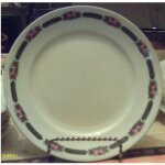 Assiette -   faencerie - d' onnaing - nord