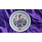 Assiette marquis de lafayette 21 dcembre 1784 retour triomphal new york porcelaine de limoges premire ...