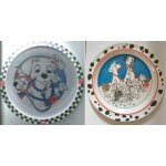 Assiette m�lamine 101 dalmatiens