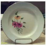 Assiette mi - creuse - publicitaire -  ; les biscottes st honor� qui honorent votre table  ; - en porcelaine ...