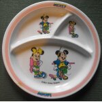 Assiette mickey / minnie
