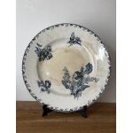 Assiette plate ancienne sarreguemines stella