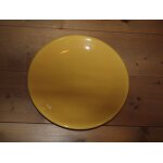 Assiette plate jaune 26 cm