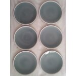 Assiettes plates maison sarah lavoine - assiettes plates sicilia - lot de 6 - couleur pousse de tilleul ...