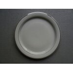Assiette plate porcelaine bavaria ( winterling ) 24 cm, double liser� argent