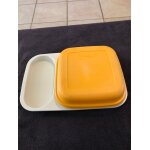 Assiette plateau repas , couvercle cloche tupperware (type bento)