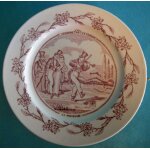 Assiette publicitaire de style napol�on iii un mariage a la campagne nos 6 *