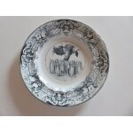 Assiette r�bus j. viellard & cie - bordeaux - vintage