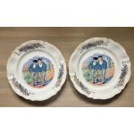 Assiettes sarreguemines les conscrits